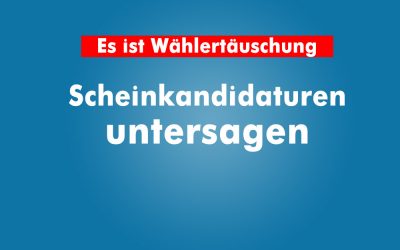 AfD Nordhausen kritisiert „Scheinkandidaturen“