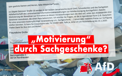 Müllproblem in Nordhausen