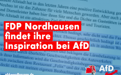 FDP Nordhausen findet ihre Inspiration bei AfD