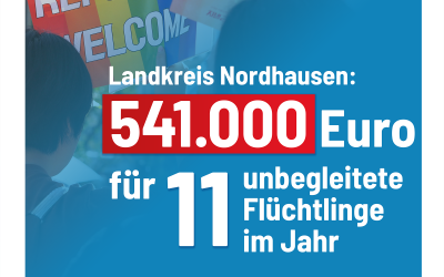 541.200 Euro pro Jahr für 11 unbegleitete Flüchtlinge